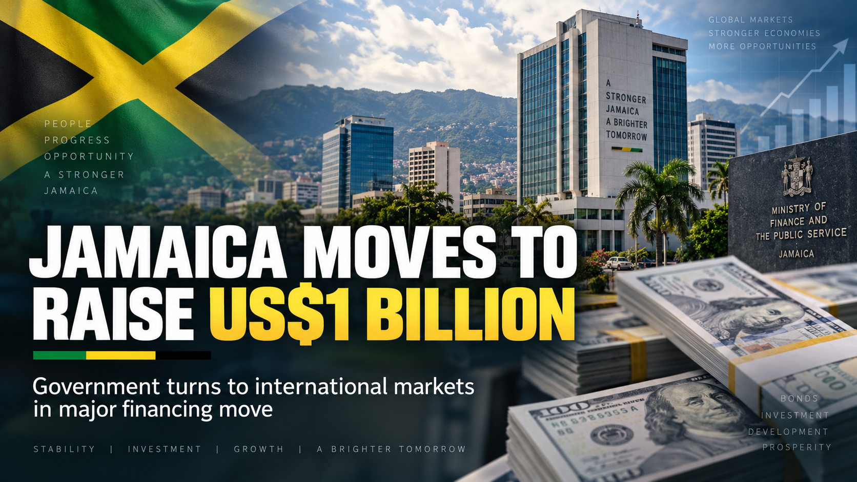 Jamaica Moves to Raise US$1 Billion on International Market